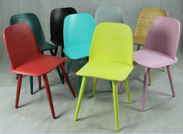 modern new colorful home wood dining chair furniture