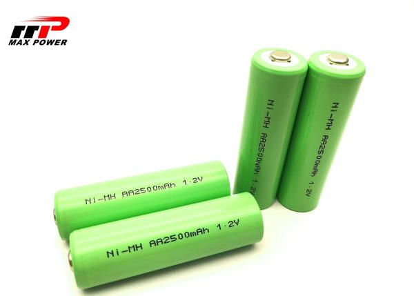 NIMH AA2500mAh 1.2V battery for industrial digital products with BIS CE UL IEC/EN61951 certification