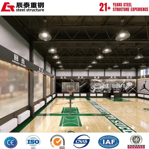 Custom Steel Structure Gymnasium Prefabricated Bolt Connection Design