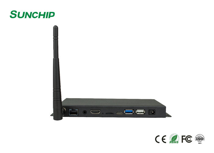 Прочная коробка медиа-проигрывателя 4K с поддержкой программы HD CMS В LAN EDP WIFI ВЫХОДА LVDS