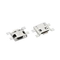 Tipo conector de carga femenino micro 1.17m m SMT del fregadero del zócalo del soporte USB del panel