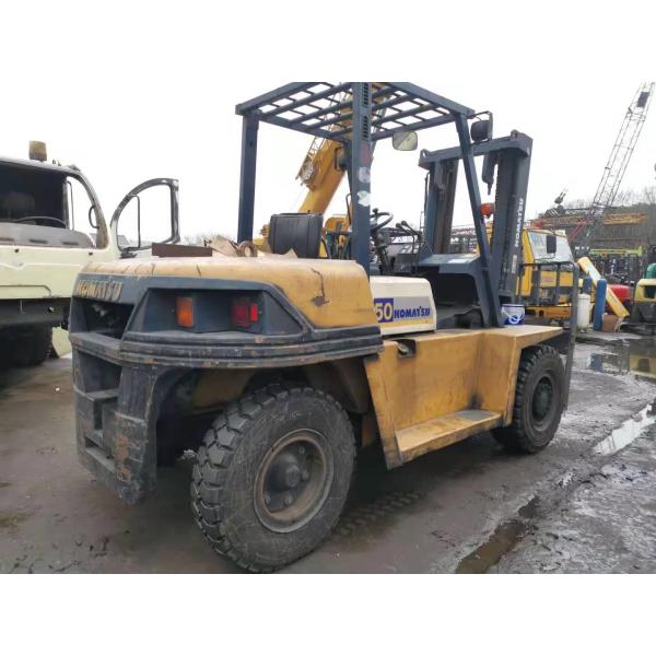 FD50-6 5 Ton Diesel Used Komatsu Forklift 1450mm Width