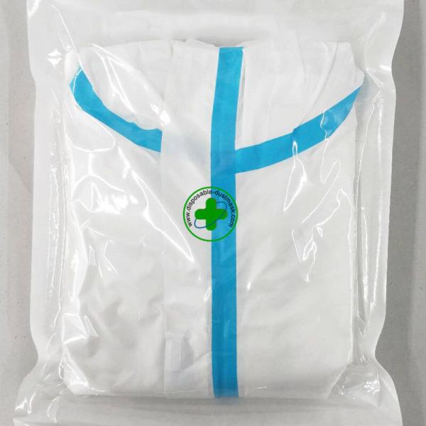 Disposable epidemic prevention supplies medical protective clothing isolation clothing conjoined hooded whole body