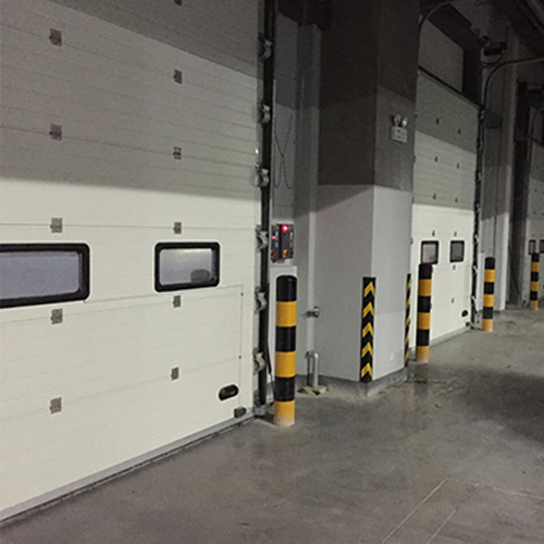 24dB Industrial Overhead Sectional Door 40mm 50mm 80mm For Commercial Vehicle Depots