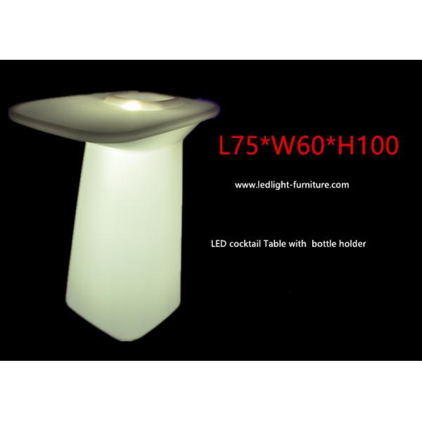 Os partidos conduziram a tabela de cocktail 75 * 60 * 100cm 16 cores com suporte de garrafa