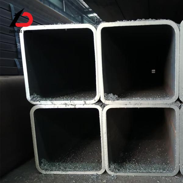 Carbon Steel Ms Seamless Tube 50*100mm Rectangular Carbon 5 mm Thickness Seamless Tube Black Seamless Mild Steel Square Tube with Cut Process