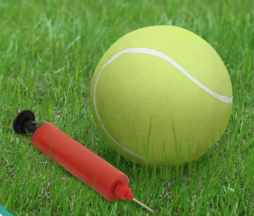 9.5Inflatable Rubber extra large tennis ball for dogs traning Outdoor
