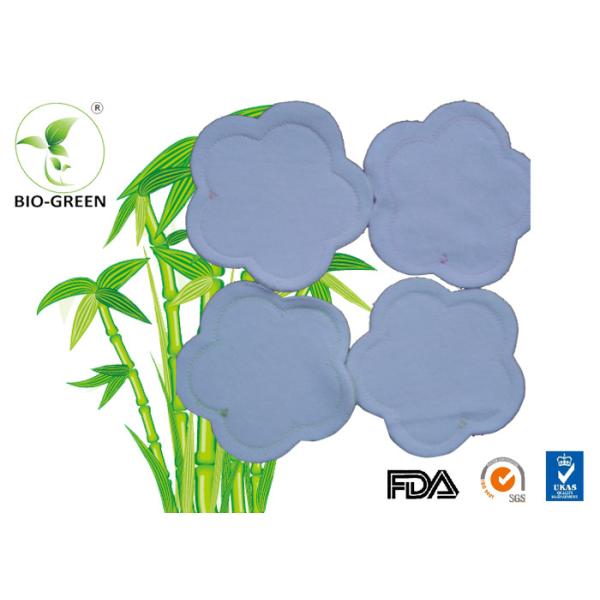 Ultra Thin / Soft Bamboo Reusable Breast Pads With Customized Printed Color