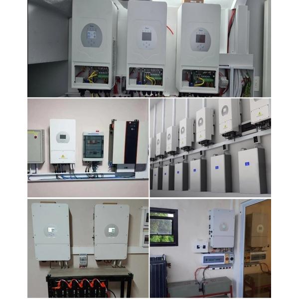 MPPT 6kw Solar Photovoltaic System Home Solar System For 24h Work Time