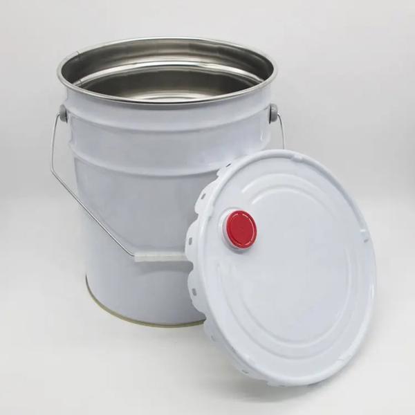 Corrosion Resistant Stackable Steel 5 Gallon Metal Bucket With Customization Color