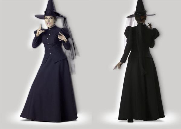 Black Witch 1022 Adult Halloween Costumes ,  Movie Maleficent Witch Lady Magic Cosplay