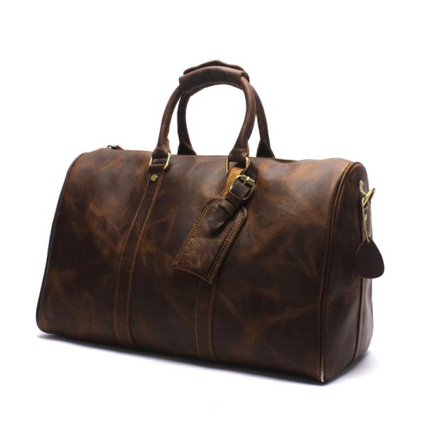 Сумки ретро кожаного багажа первоклассные для сумки LB06 Бостон перемещения