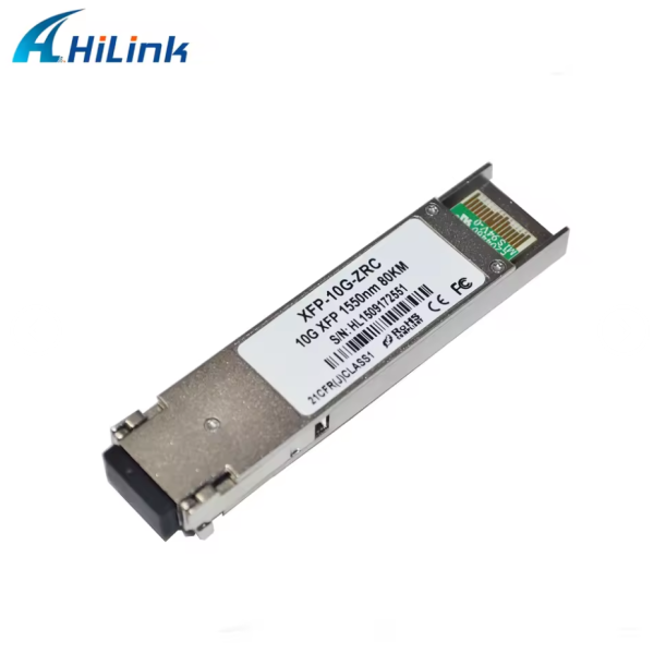 Hilink Compatible 10G XFP Optical Transceiver 1550nm 80km Reach RoHS Compliant
