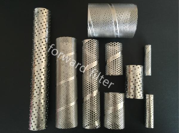 Thickness 20-50 MM Perforated Exhaust Pipe Galvanized Steel Custom Length