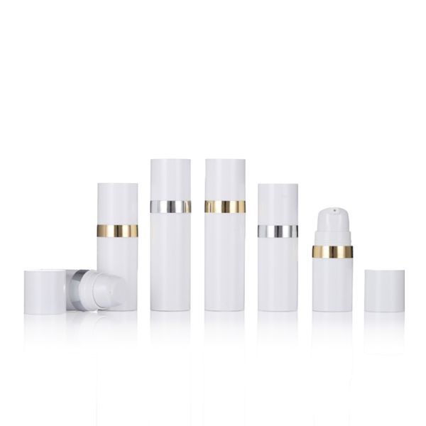 High Quality Sample Small Bottles 15ml Sun Cosmetic Airless Bottle for Men