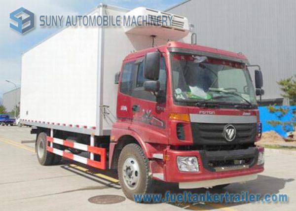Tianjin Lovol Engine Refrigerator Van Truck 160 Hp 4x2 refridgerator truck FOTON - Auman 15 T