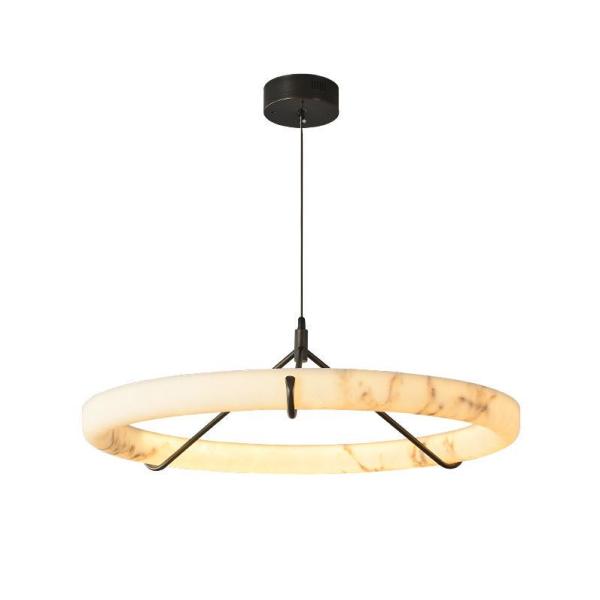 Современный роскошный алабастр L1P люстра латунный подвес висящий свет столовая кухня остров гостиница бар AC заводская цена