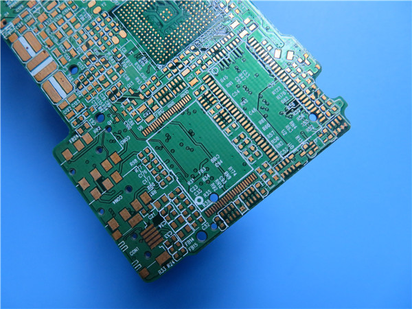 PCB híbrido rígido de 8 capas construido sobre RO3003 y FR4 con vía ciega