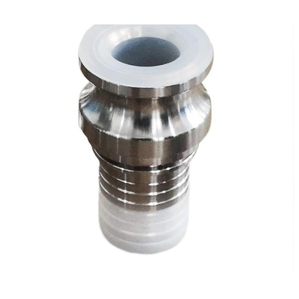 PFA Lined Stainless Steel Camlock Coupling E Adaptor SS316 Male Hose Fittings