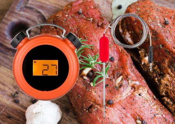 Accurate Bluetooth BBQ Thermometer Alarm Temperature Probe For Meat Grilling
