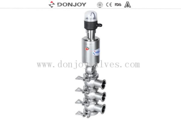 1 - 4 válvula de inversão pneumática do assento 304 316 com três assentos e positioner IL-TOP