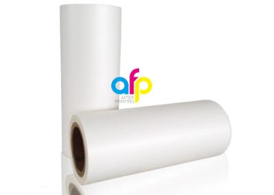High Grade Matte Film Lamination , White Bopp Thermal Film For Paper / Paperboard