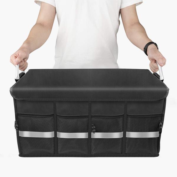 Collapsible Car Trunk Organizer , Abrasion Proof Car Boot Storage Box