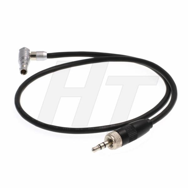 Mini 5 Pin to Locking 3.5mm TRS Audio Video Cable for Sennheiser to Alexa Mini and Z CAM E2
