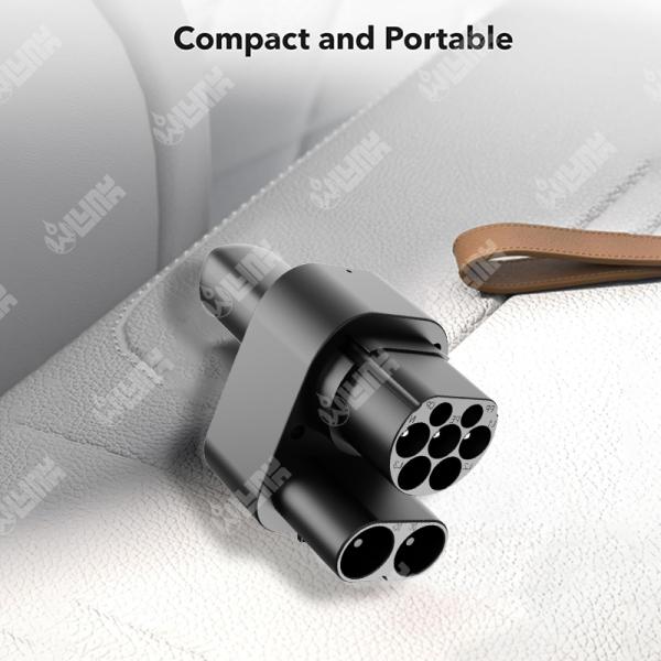 Olink CCS2 Adapter for Tesla 250kW EV Charger Adapter AC+DC Fast Charging for Model 3/Y/S/X