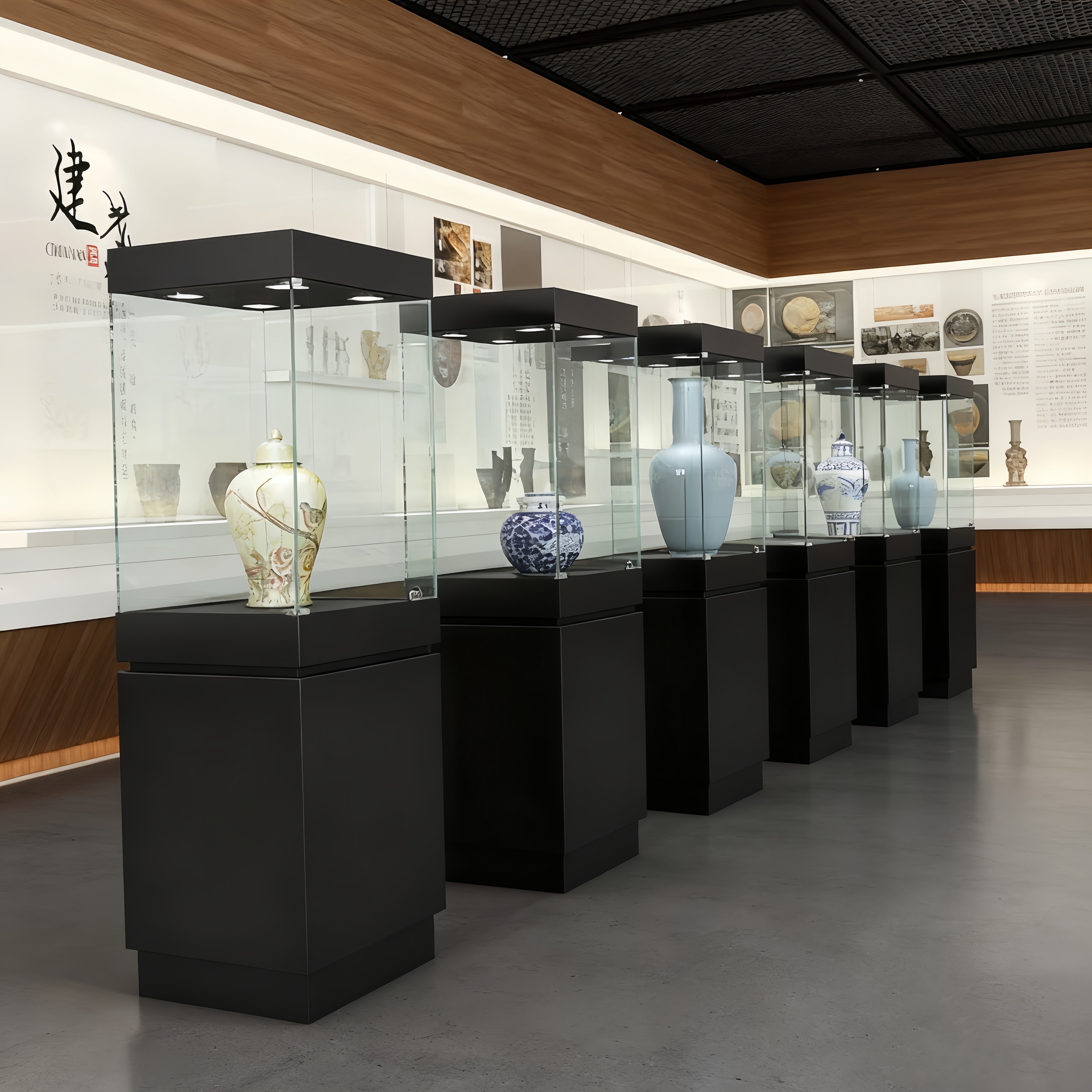Professional Museum Display Case with Dustproof Sealed Design Subtitle: