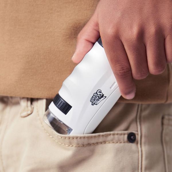 Metal Mini Microscope for Kids' Professional Biological Experiments and Teaching Aids