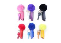 la défense personnelle à chaînes principale de costume pendant de boule de peluche de couteau du spray au poivre 20ml
