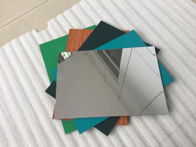 Painéis compostos de pouco peso de alumínio vermelhos, montagem fácil da placa de painel do ACP