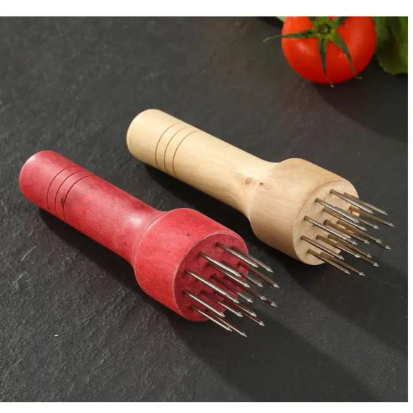 Manual círculo de la carne en la aguja multifunción tierna material de acero inoxidable