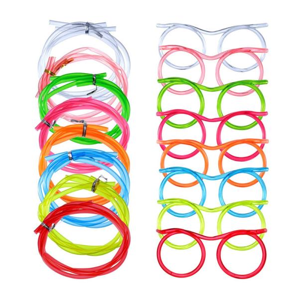 Straight Cartoon Straws for Children Cute Soft Plastic Cartoon Pet Shape Full Payment