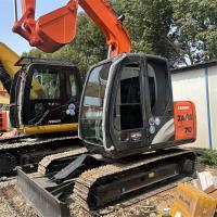 Excavateurs Hitachi d'occasion 7 tonnes Excavateur Hitachi Zx70 Efficacité économique
