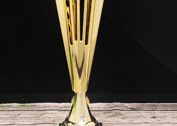 Creative Plastic Trophy Cup Red / Blue Color Hollow - Carved Designed