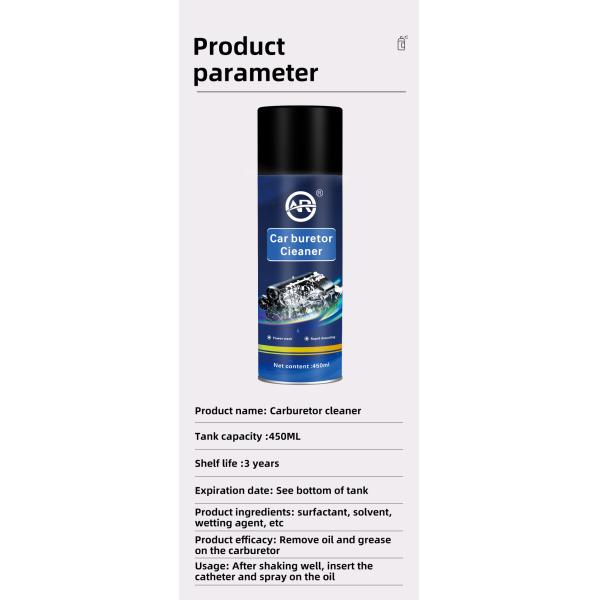 Storage Condition Store in a Cool Place Carburetor Cleaner for Automobile Engine