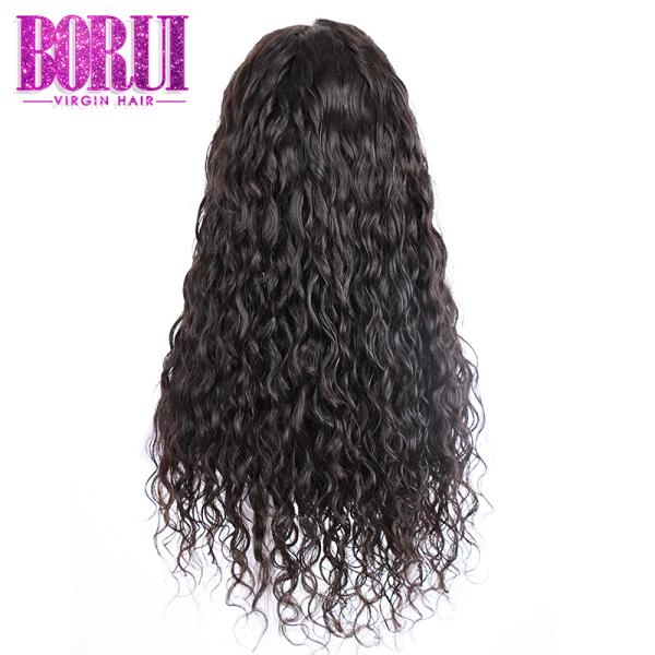 13x6 Peruvian Full Lace Front Wigs Human Hair , Virgin Human Hair Wigs