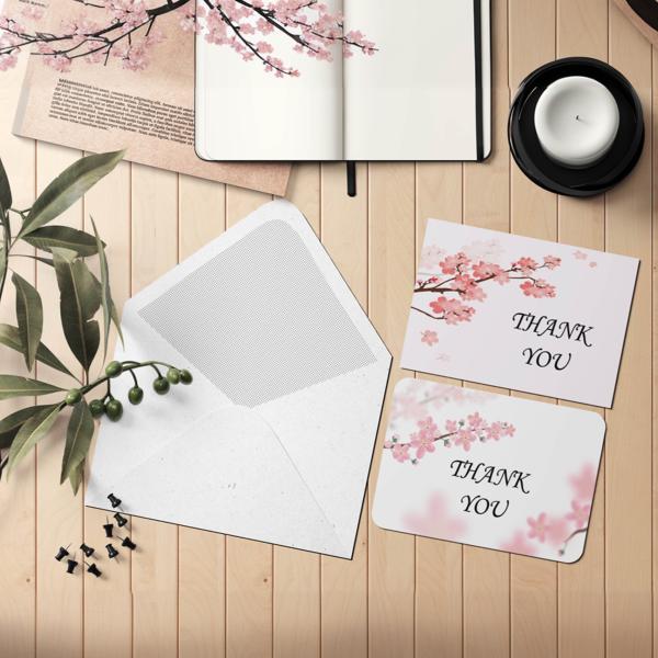300gsm Coated Paper Custom Card Printing For Small Business Lamination CMYK Color