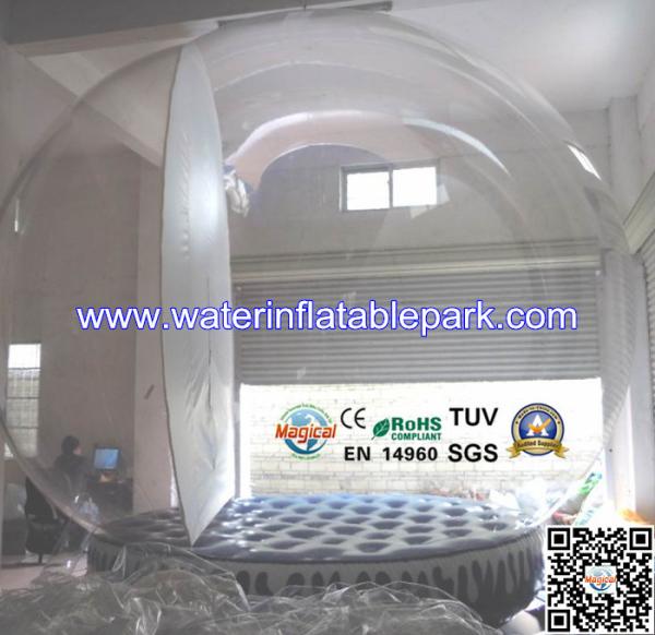 Advertising Large Inflatable Bubble Tent  Outdoor with 2 Tunnels