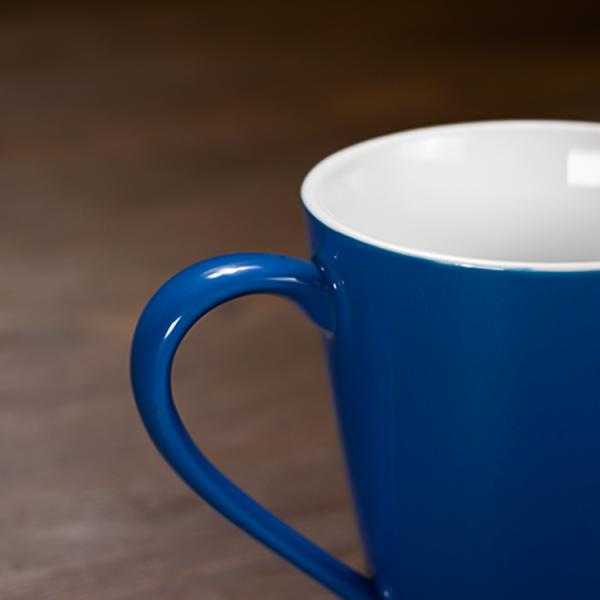 Tabletop Blue 4pcs Colored Porcelain China Dinnerware Dishwasher Safe