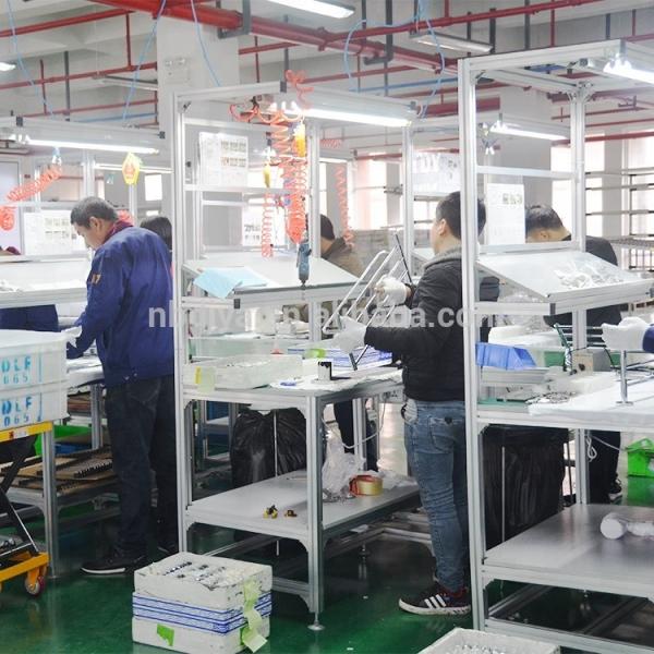 Aluminium Assembly Workbench Line DY3 , Electrical Worktable Bench For Light Industry