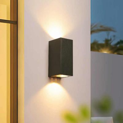 Rectangle Modern LED Wall Lamp Dimmable LED Wall Sconce Light 12W Waterproof IP65