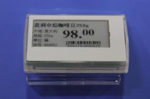 LCD electronic paper esl dot matrix e ink color display for supermarket