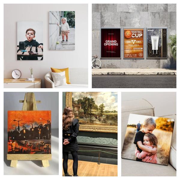 Large Format Inkjet Printing 380gsm Matte Canvas for Eco Solvent Printing