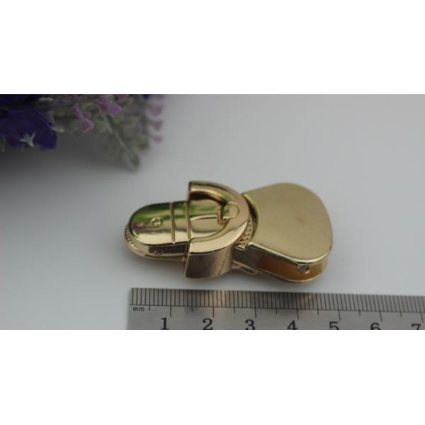 Wholesale Zinc Alloy Gunmetal Color Purse Lock Closure Twist Turn Clutch Locks