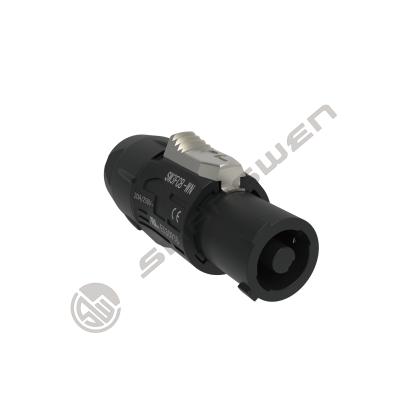 CQC connecteur d'alimentation étanche à l'eau Black Powercon prise 250v 20A