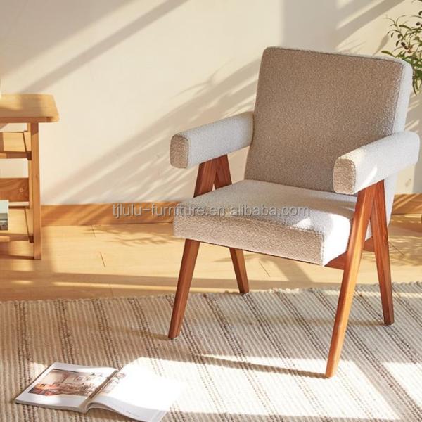 NO Folded Latest Design Home Furniture Upholstered Living Room Chair featuring Solid Wood Accent Chairs