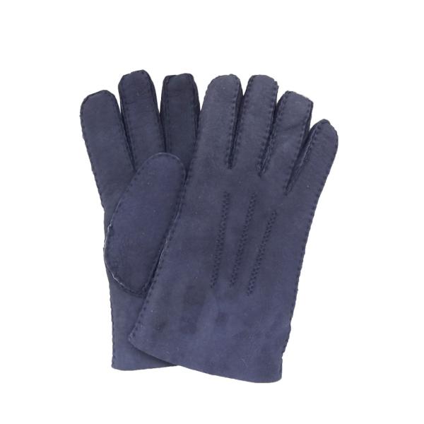 Brown Warm Leather Gloves , Mens Fitted Leather Gloves Eco - Friendly